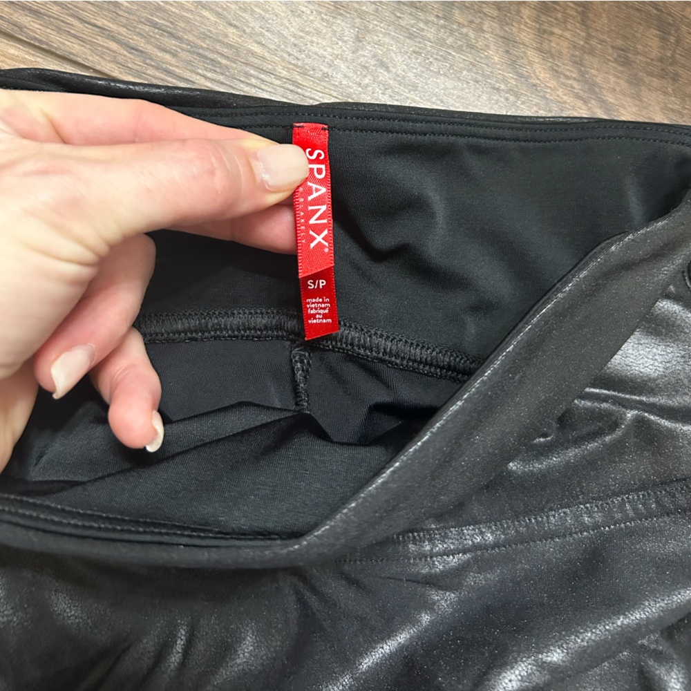 Spanx faux leather leggings